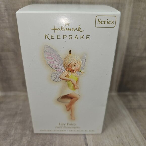 Hallmark Other - Hallmark Keepsake Lily Fairy Messengers #4 2008 Ornament Christmas Holiday